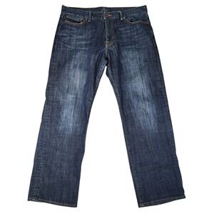 Lucky Brand 361 Jeans Mens 36 (Fits 37x30) Vintage Straight Dark Wash Denim